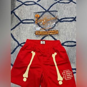 Eric Emanuel Red/orange Bone short
